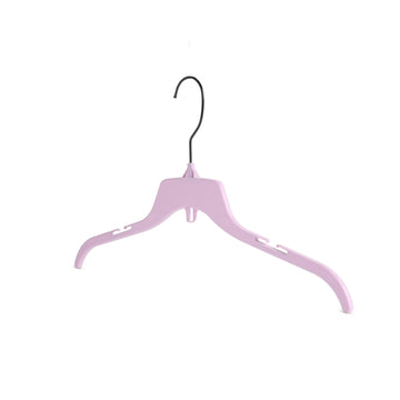 Premium Multicolor Clothes Hangers – Notched Design for Small Garments, Perfect for Wardrobe Organization - Light Pink