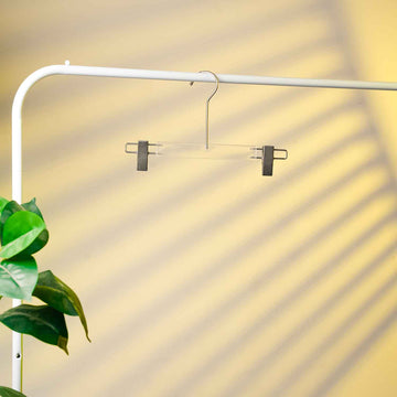 Clear Acrylic Bottom Hanger with Clips