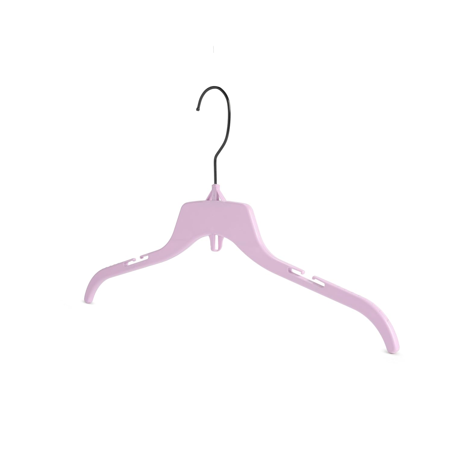 Premium Multicolor Clothes Hangers – Notched Design for Small Garments, Perfect for Wardrobe Organization - Light Pink