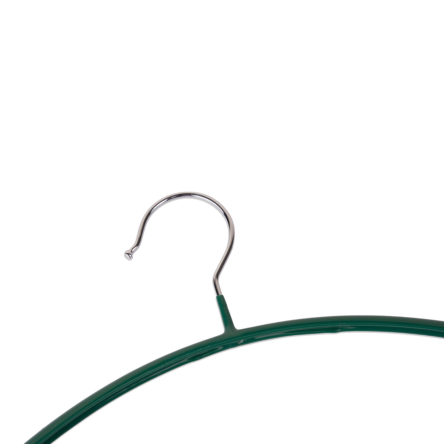 Rubber Coated Anti-Slip Hanger - Green