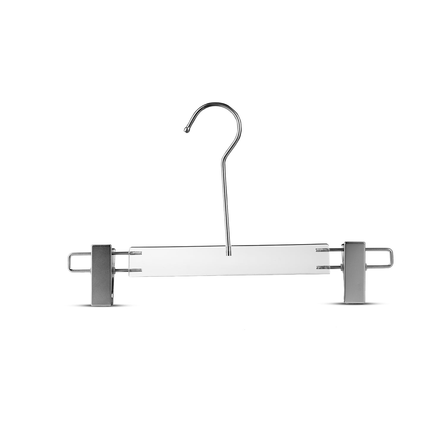 Clear Acrylic Bottom Hanger with Clips
