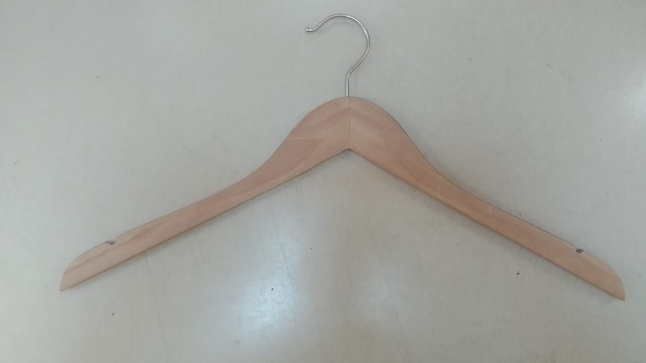 Luxury Wooden Topwear Clothes Hanger