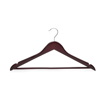 Vintage Wooden Clothes Hangers – Heavy-Duty Smooth Finish Suit Hangers for Jackets, Shirts & Closet Organization
